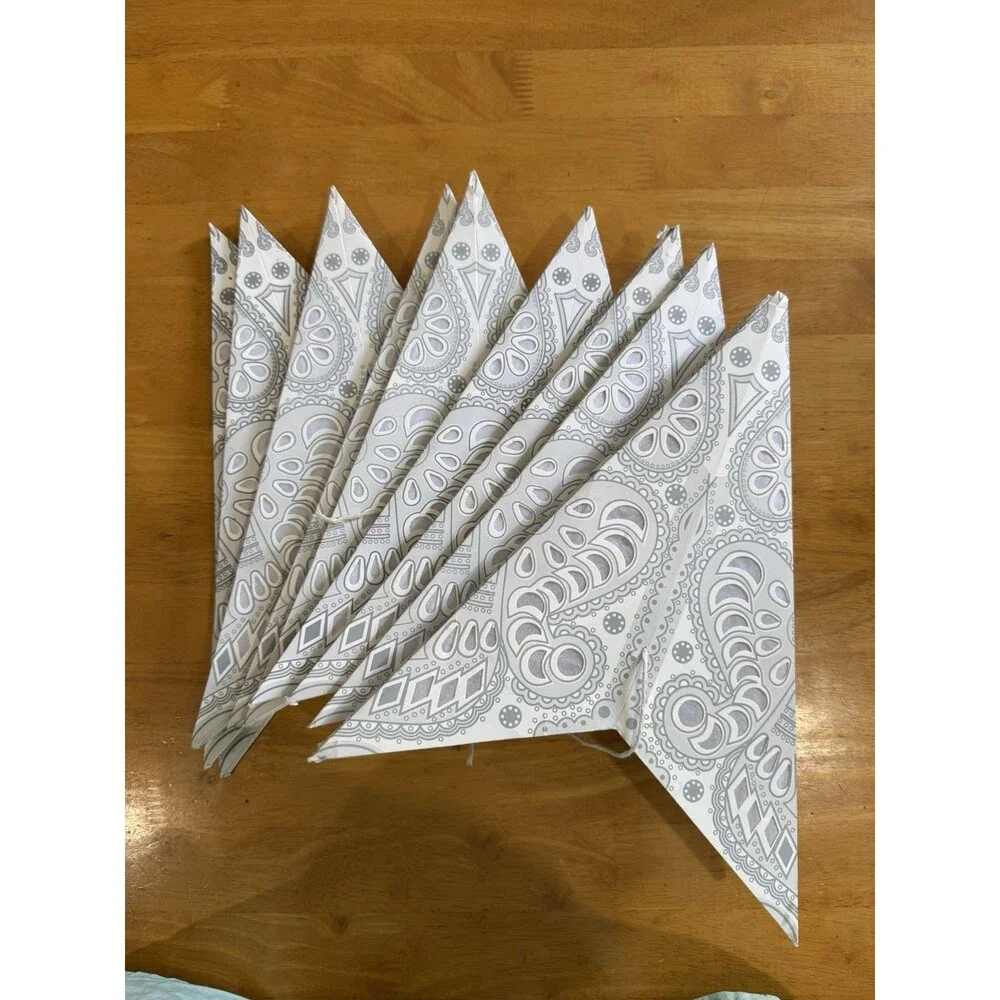 Paper Star Lanterns — LOT OF TEN